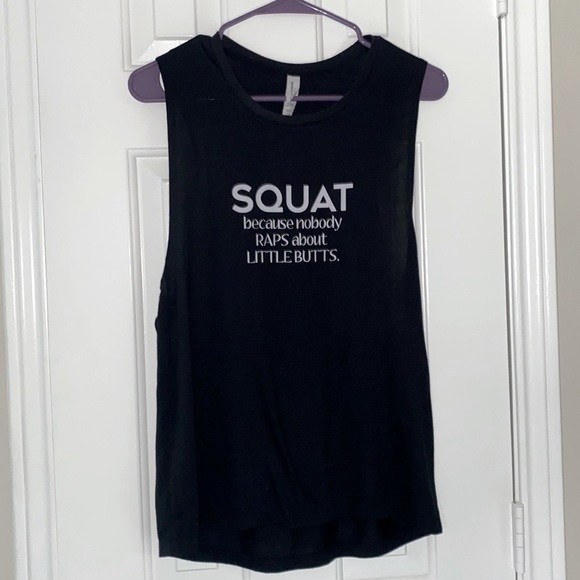 Cut off active gym top Sz L - Picture 2 of 5